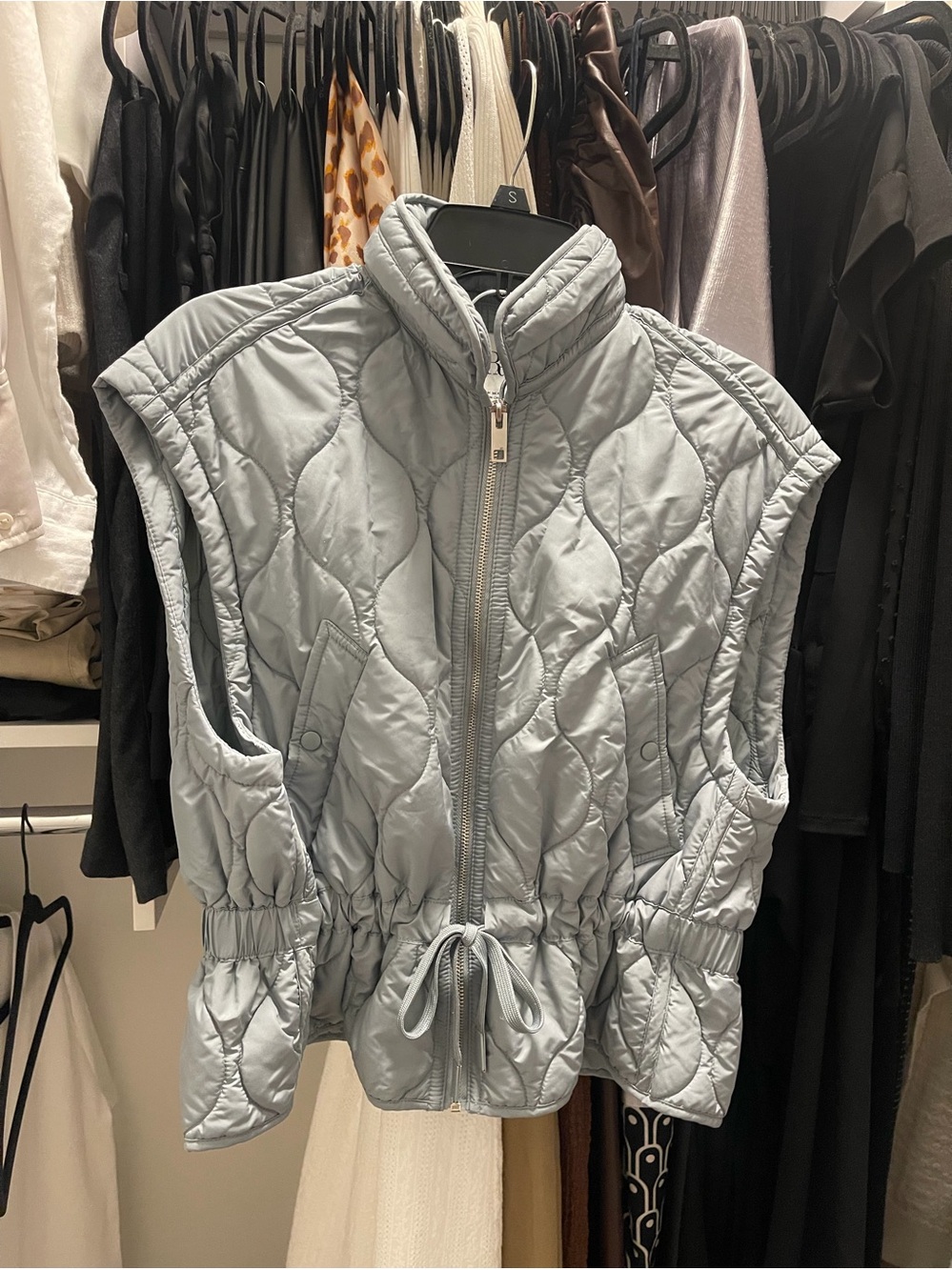 Zara Quilted Sleeveless Puffer Vest